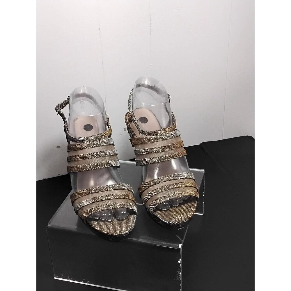 CB silver & gold women heels
